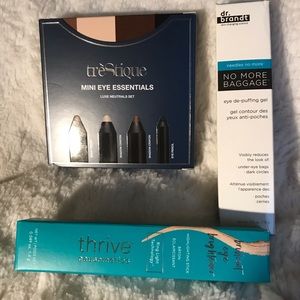 Assorted makeup essentials